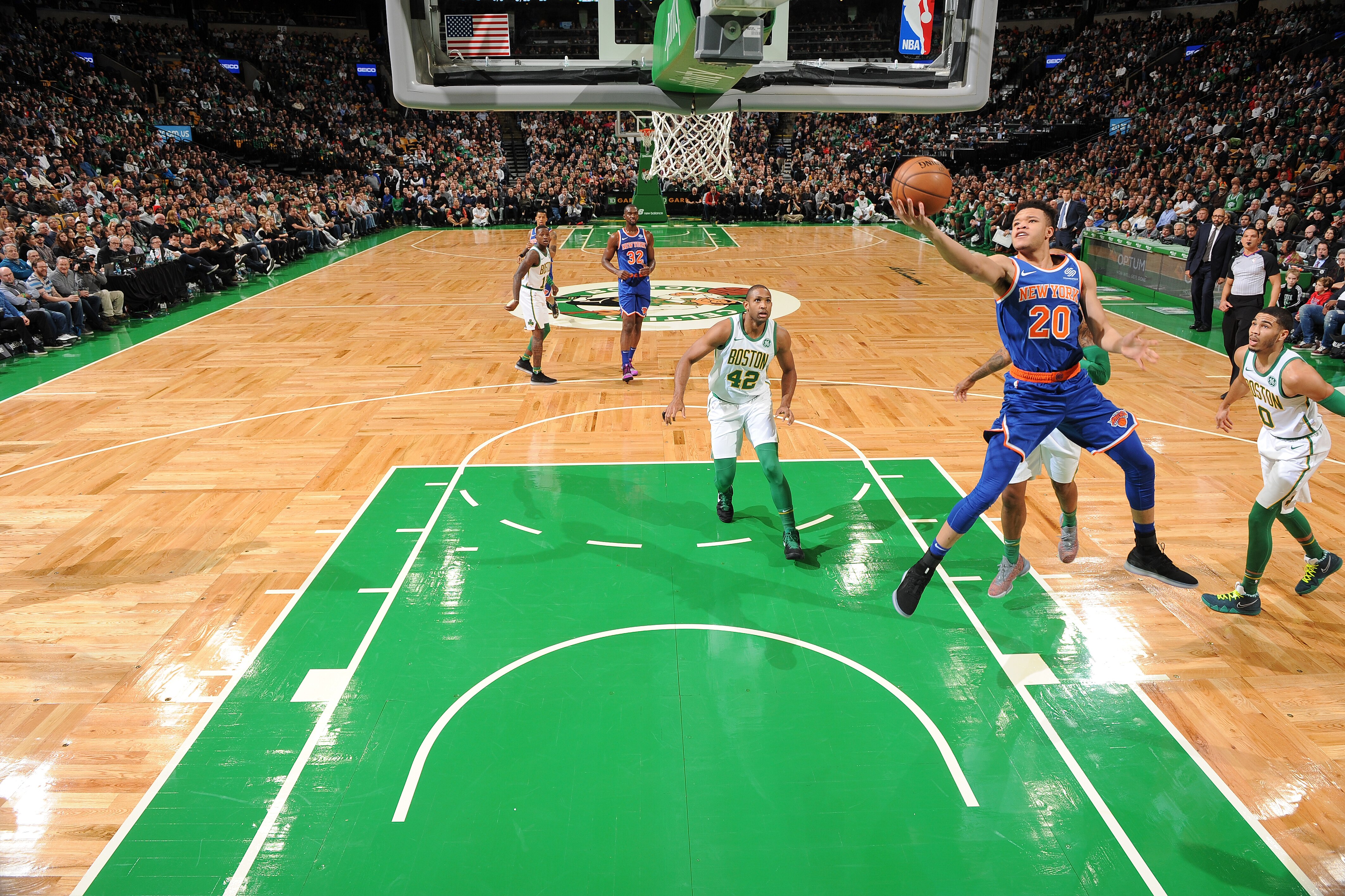 Kevin Knox, Trey Burke Direct Knicks in the direction of Let down of Kyrie Irving graphic relating to Knicks Printable Schedule titled Kevin Knox, Trey Burke Add Knicks in the direction of Disappointed of Kyrie Irving